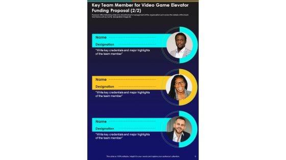 Video_Game_Elevator_Funding_Proposal_Example_Document_Report_Doc_Pdf_Ppt_Slide_9.jpg