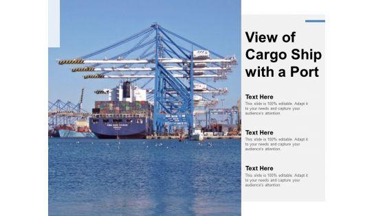 View_Of_Cargo_Ship_With_A_Port_Ppt_PowerPoint_Presentation_Summary_Template_Slide_1.jpg