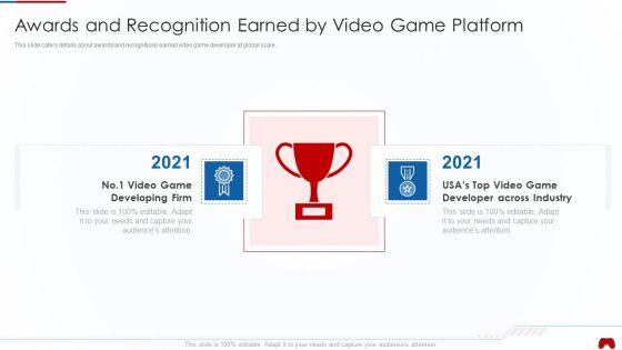 Virtual_Adventure_Gaming_Investor_Elevator_Pitch_Deck_Awards_And_Recognition_Earned_By_Video_Sample_PDF_Slide_1.jpg
