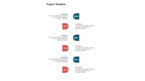 Visual Design Services Proposal Project Timeline One Pager Sample Example Document Visual Design Services Proposal Project Timeline One Pager Sample Example Document
