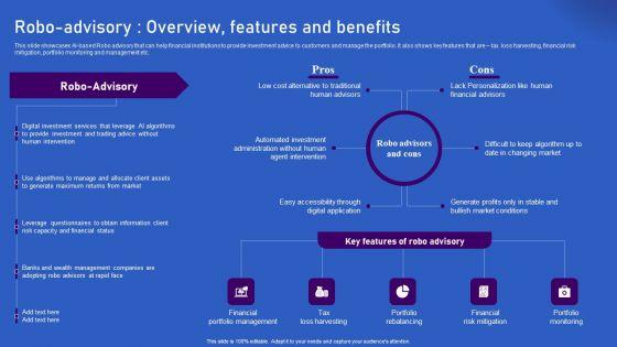 Ways_Artificial_Intelligence_Is_Transforming_Finance_Sector_Robo_Advisory_Overview_Features_And_Benefits_Portrait_PDF_Slide_1.jpg