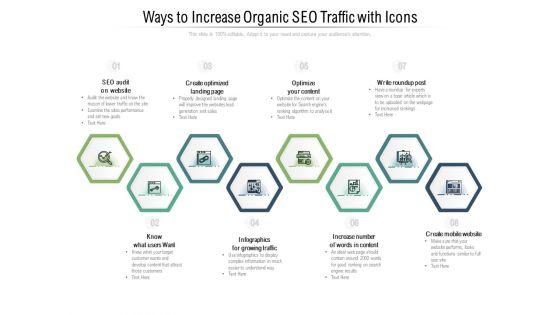 Ways_To_Increase_Organic_SEO_Traffic_With_Icons_Ppt_PowerPoint_Presentation_File_Background_Images_Slide_1.jpg