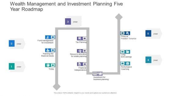 Wealth_Management_And_Investment_Planning_Five_Year_Roadmap_Clipart_Slide_1.jpg