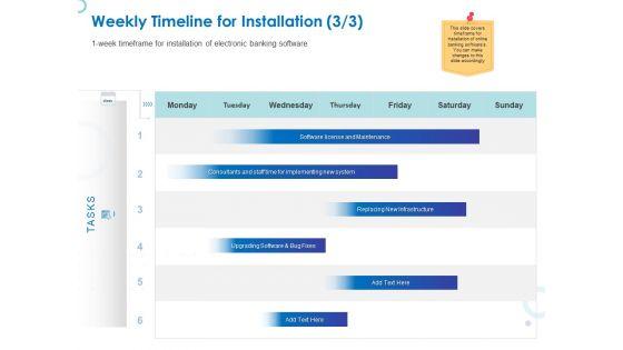 Web_Banking_For_Financial_Transactions_Weekly_Timeline_For_Installation_Ppt_Visual_Aids_Summary_PDF_Slide_1.jpg