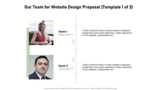 Web_Designing_Our_Team_For_Website_Design_Proposal_Experience_Ppt_Gallery_Visual_Aids_PDF_Slide_1.jpg