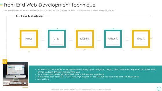 Web Development Front Endweb Development Technique Slides PDF Web Development Front Endweb Development Technique Slides PDF