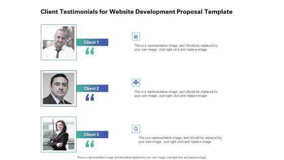 Web Redesign Client Testimonials For Website Development Proposal Template Ppt Show Images PDF Web Redesign Client Testimonials For Website Development Proposal Template Ppt Show Images PDF