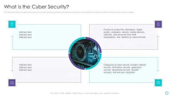 Website_Designing_And_Development_Service_What_Is_The_Cyber_Security_Diagrams_PDF_Slide_1.jpg
