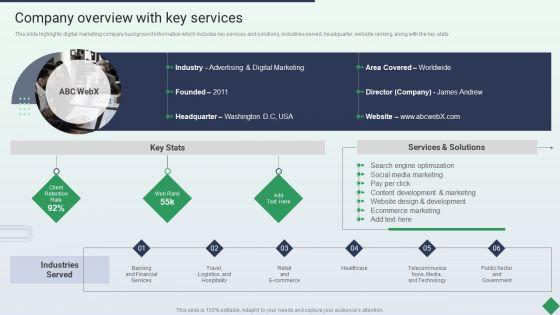 Website_Marketing_Enterprise_Profile_Company_Overview_With_Key_Services_Ppt_PowerPoint_Presentation_Pictures_Ideas_PDF_Slide_1.jpg