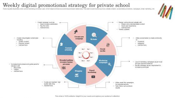 Weekly_Digital_Promotional_Strategy_For_Private_School_Information_PDF_Slide_1.jpg