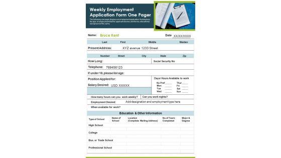Weekly_Employment_Application_Form_One_Pager_PDF_Document_PPT_Template_Slide_1.jpg