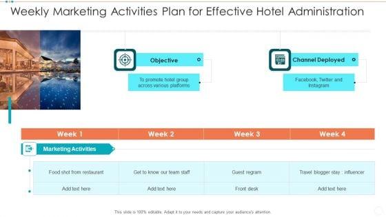 Weekly_Marketing_Activities_Plan_For_Effective_Hotel_Administration_Structure_PDF_Slide_1.jpg