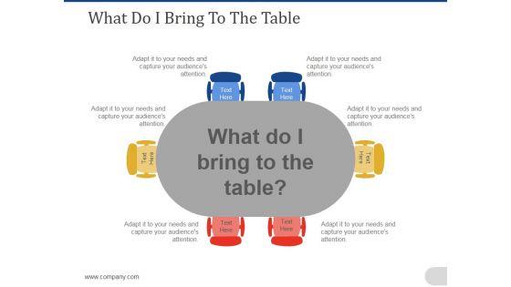 What_Do_I_Bring_To_The_Table_Ppt_PowerPoint_Presentation_Infographic_Template_Examples_Slide_1.jpg