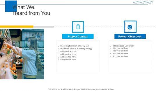 What_We_Heard_From_You_Advertisement_Campaign_Proposal_Template_Microsoft_PDF_Slide_1.jpg