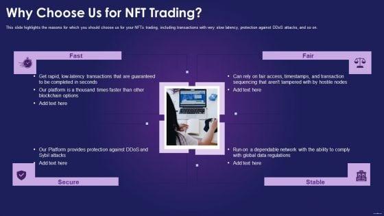 Why_Choose_Us_For_NFT_Trading_Ppt_Layouts_Graphics_Design_PDF_Slide_1.jpg