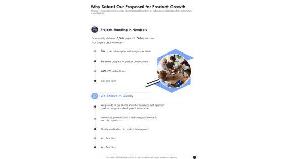 Why_Select_Our_Proposal_For_Product_Growth_One_Pager_Sample_Example_Document_Slide_1.jpg