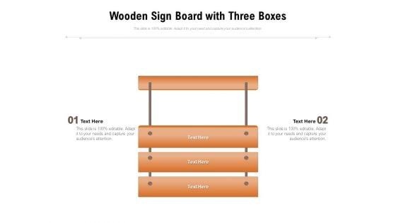 Wooden_Sign_Board_With_Three_Boxes_Ppt_PowerPoint_Presentation_Icon_Model_PDF_Slide_1.jpg