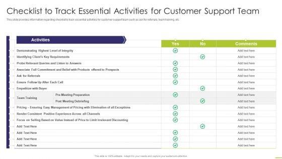 Workforce_Instruction_Playbook_Checklist_To_Track_Essential_Activities_For_Customer_Support_Team_Rules_PDF_Slide_1.jpg