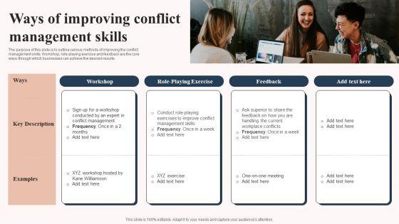 Workplace_Conflict_Resolution_Technqiues_Ways_Of_Improving_Conflict_Ideas_PDF_Slide_1.jpg