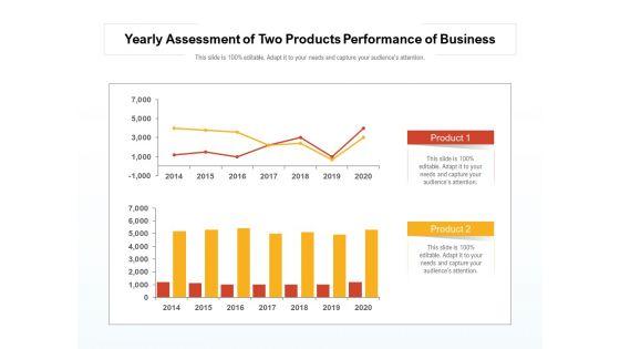 Yearly_Assessment_Of_Two_Products_Performance_Of_Business_Ppt_PowerPoint_Presentation_Gallery_Layout_PDF_Slide_1.jpg