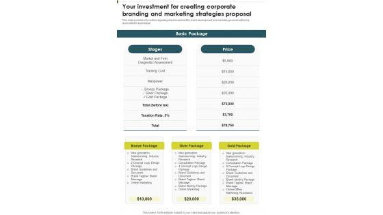 Your_Investment_For_Creating_Corporate_Branding_And_Marketing_Strategies_Proposal_One_Pager_Sample_Example_Document_Slide_1.jpg