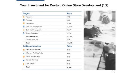 Your_Investment_For_Custom_Online_Store_Development_Planning_Ppt_PowerPoint_Presentation_Inspiration_Background_Slide_1.jpg