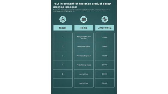 Your_Investment_For_Freelance_Product_Design_Planning_Proposal_One_Pager_Sample_Example_Document_Slide_1.jpg