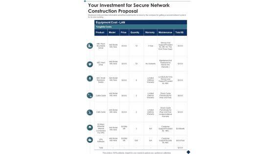 Your_Investment_For_Secure_Network_Construction_Proposal_One_Pager_Sample_Example_Document_Slide_1.jpg