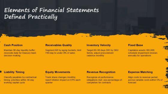 Accounting Conceptual Framework PPT Outline VM