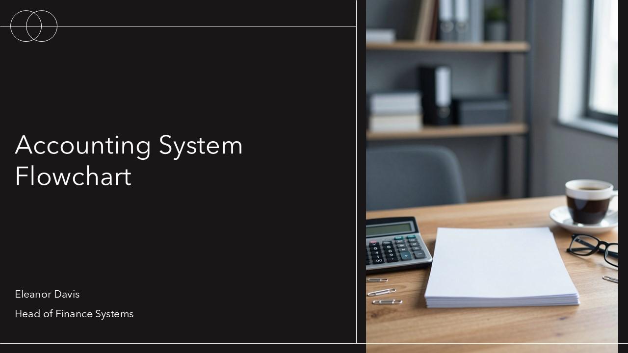 Accounting System Flowchart PPT Summary VM