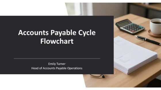 Accounts Payable Cycle Flowchart PPT Graphics VM
