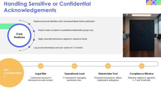 Acknowledgement PowerPoint Slide PPT Structure VM