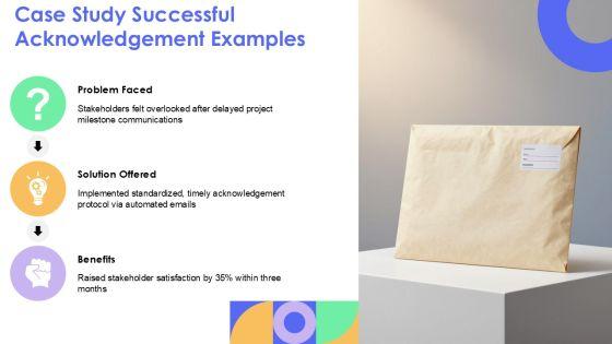 Acknowledgement PowerPoint Slide PPT Structure VM