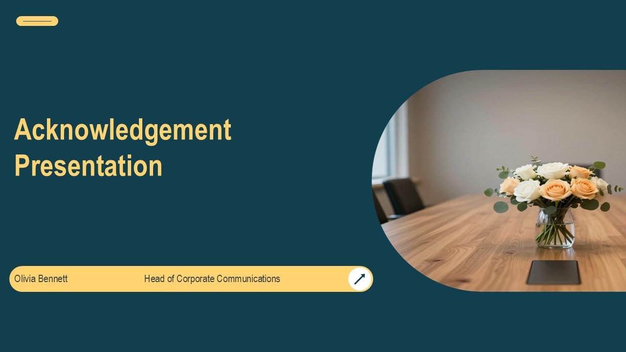 Acknowledgement Presentation PPT Designs VM