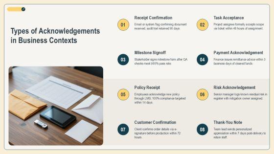 Acknowledgement Presentation PPT Designs VM