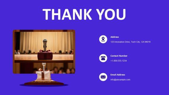 Acknowledgement Slide PPT Summary VM