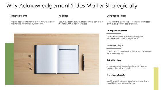Acknowledgement Slides PPT Slides VM