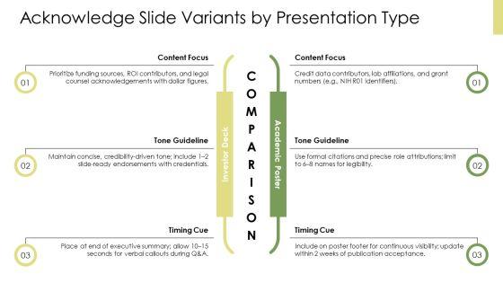 Acknowledgement Slides PPT Slides VM