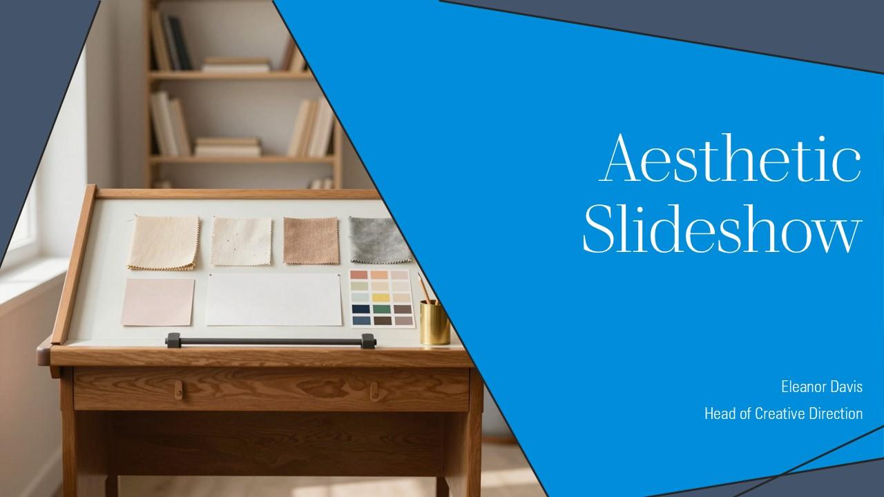 Aesthetic Slideshow PPT Structure VM