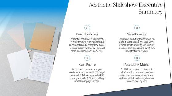 Aesthetic Slideshow PPT Structure VM