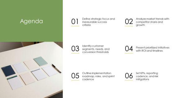 Agenda Slide PPT Mockup VM