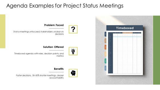 Agenda Slide PPT Mockup VM