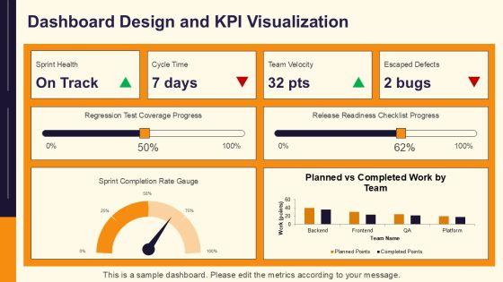 Agile Weekly Status Report Template PPT Mockup VM