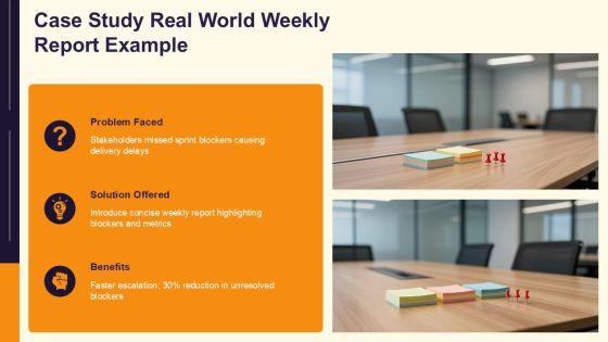 Agile Weekly Status Report Template PPT Mockup VM