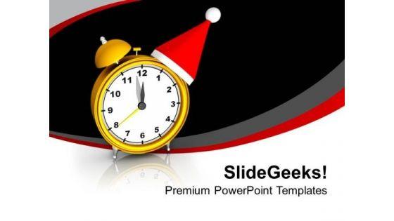 alarm_clock_with_christmas_hat_decoration_powerpoint_templates_ppt_backgrounds_for_slides_0113_title.jpg