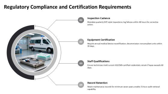 Ambulance Maintenance Checklist PPT Guidelines VM