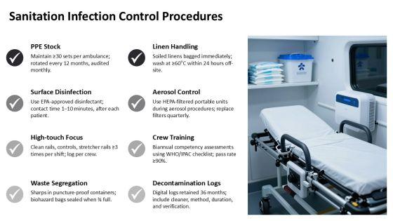 Ambulance Maintenance Checklist PPT Guidelines VM