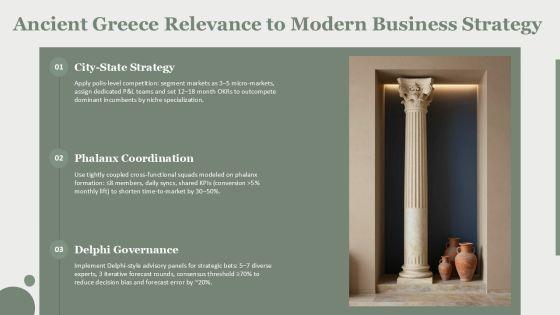 Ancient Greece PPT Template PPT Outline VM
