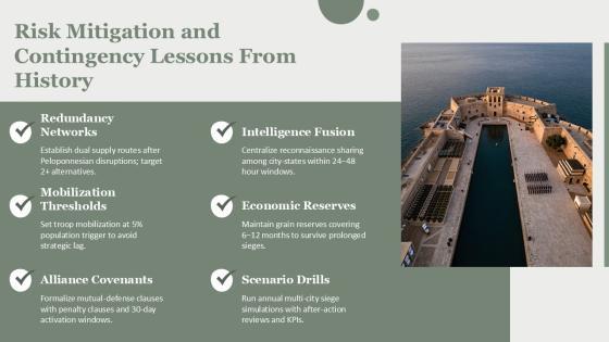 Ancient Greece PPT Template PPT Outline VM