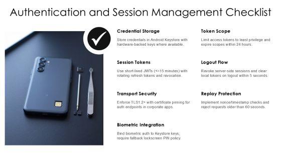 Android Application Security Testing Checklist PPT Presentation VM